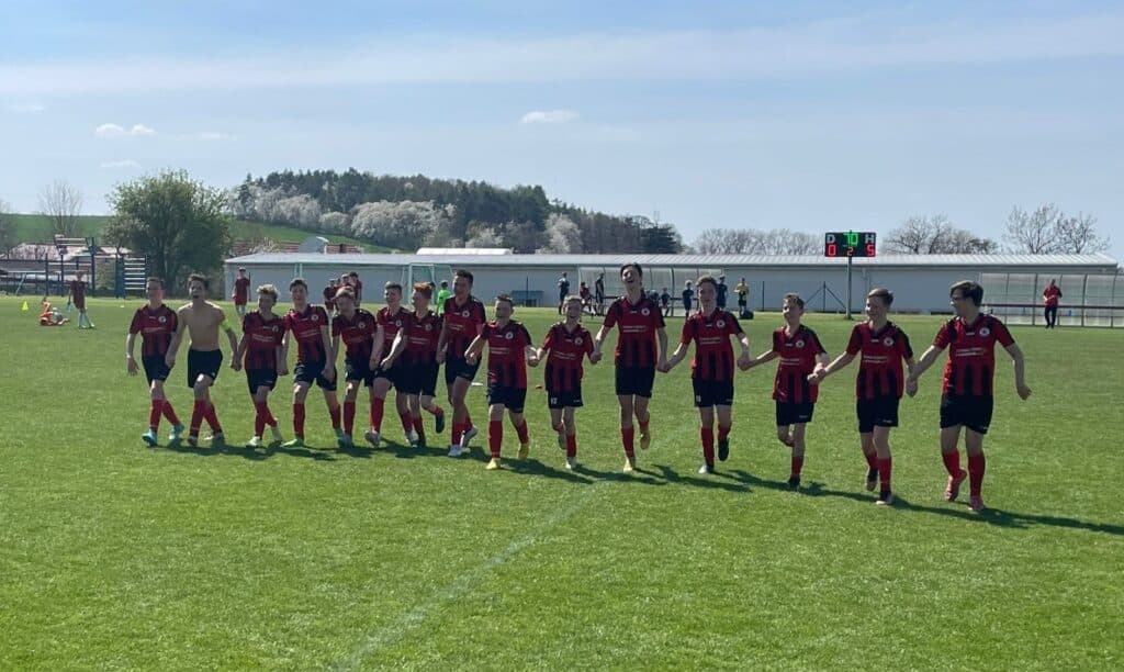 st.žáci FK Radošovice – TJ Baník Švermov/FK Brandýsek 0:5 (0:3)